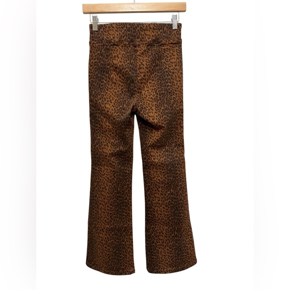 Frame Jetset Crop Mini Boot Leopard Print Pants - Picture 9 of 10